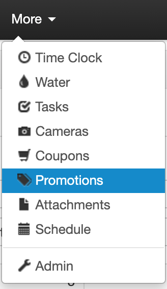 At the top of the page next to 'Deliveries'